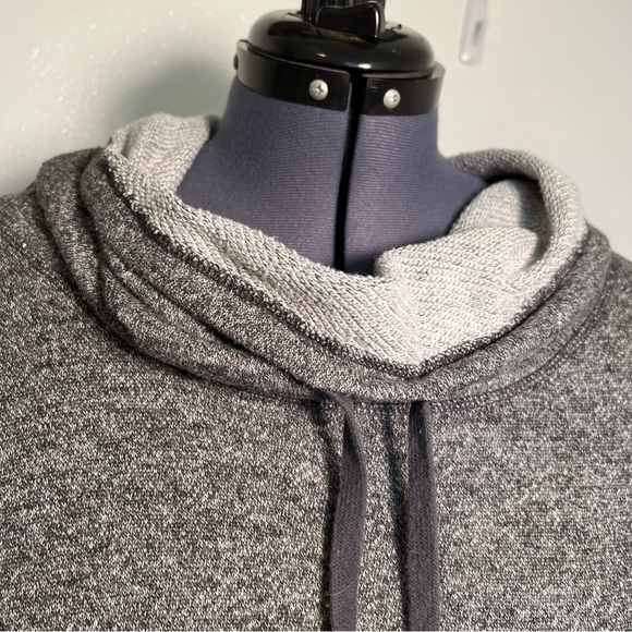 Old Navy Funnel Neck Pullover Sweatshirt Thunder Grey - Picture 4 of 10